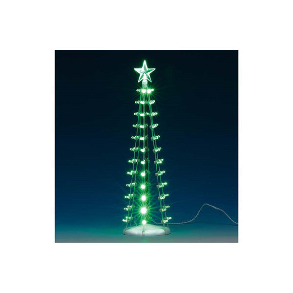 LEMAX Lighted Silhouette Tree, Green #84399