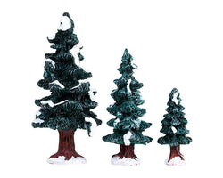 LEMAX Christmas Evergreen Tree, Set of 3 #84407