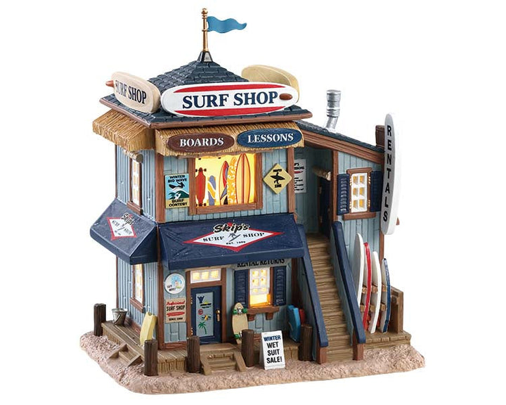 Lemax Village Collection Skip's Surf Shop #85339