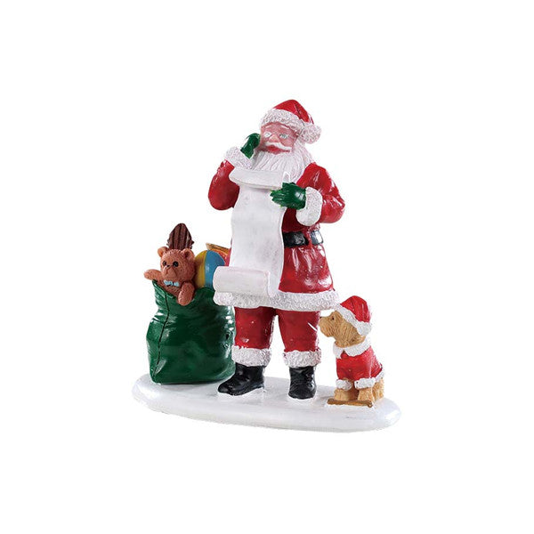 Lemax Naughty or Nice Santa Figurine #92760