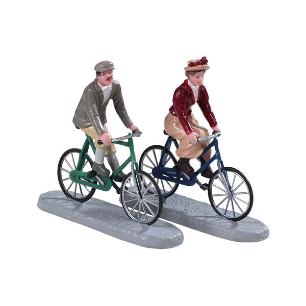 Lemax Village Collection Bike Ride Date, Set of 2 #92763