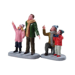 Lemax Village Collection People Admiring Fireworks, Set of 2 #92770