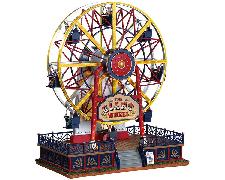 Lemax The Giant Wheel Sights and Sounds Animated Giant Wheel #94482