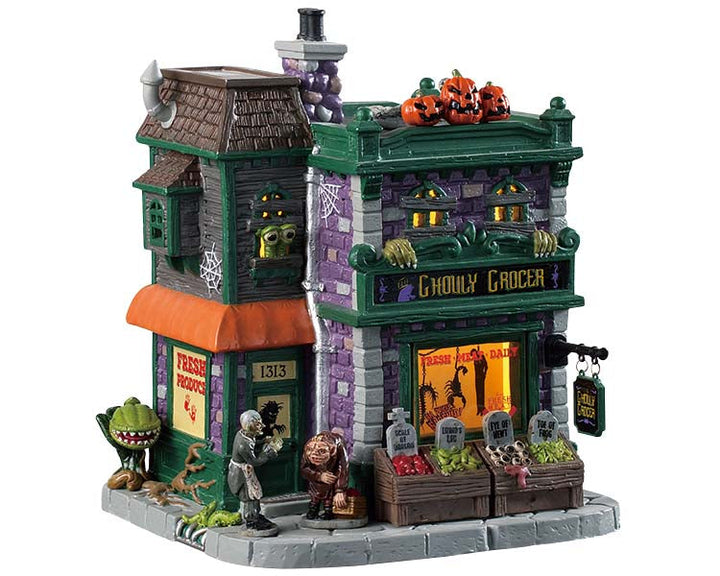 Lemax Village Collection Ghouly Grocer #95458