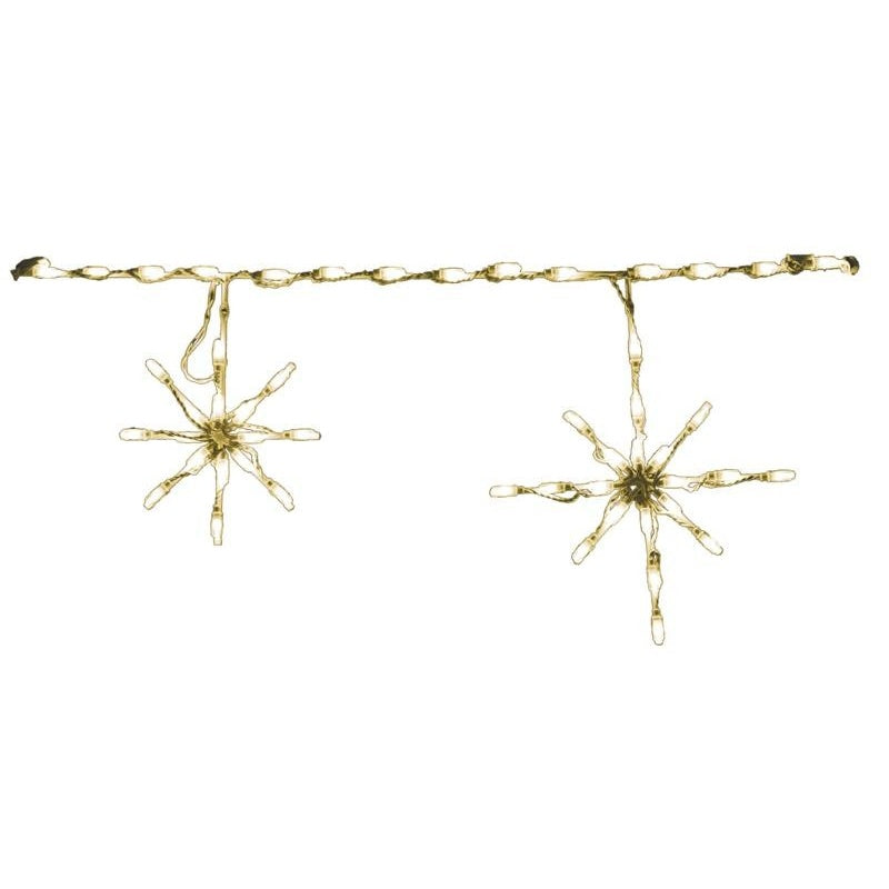 LED Warm White Snowflake #LED-SFL44WW *Set of 12*
