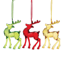Reindeer Ornament, set of 3