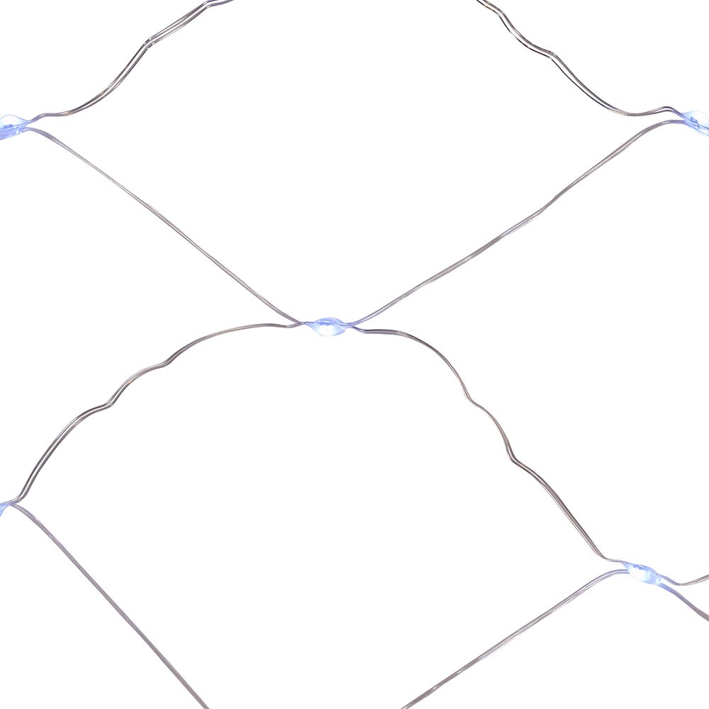 Kurt Adler 300-Light 6-Foot Starburst Cool White LED Net Light