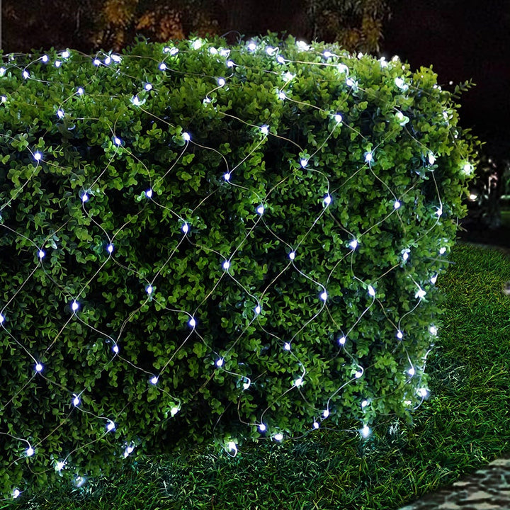 Kurt Adler 300-Light 6-Foot Starburst Cool White LED Net Light