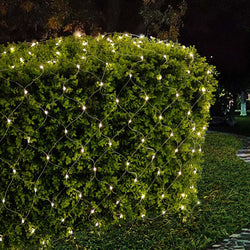 Kurt Adler 300-Light 6-Foot Starburst Warm White LED Net Light