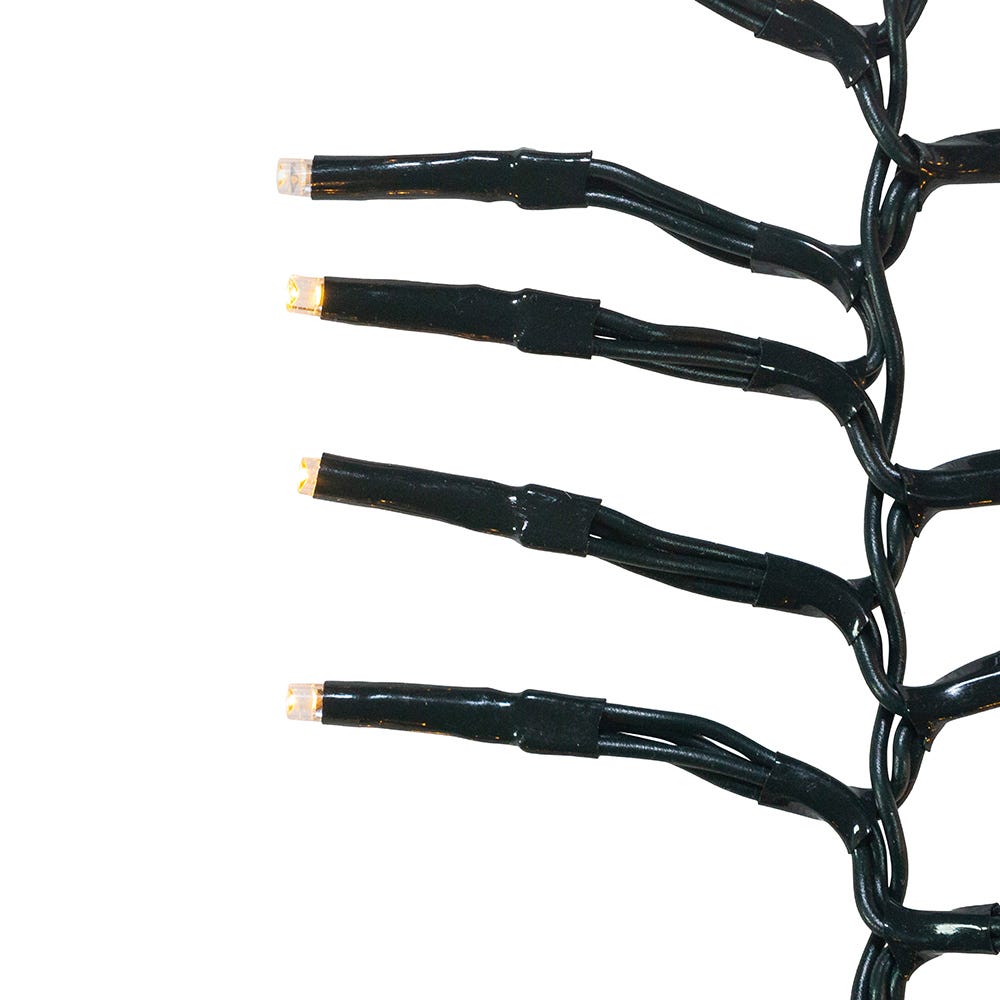 Kurt Adler CUL 1000-Light 33-Foot Cluster Light Set with Classic White 3MM LED Bulbs