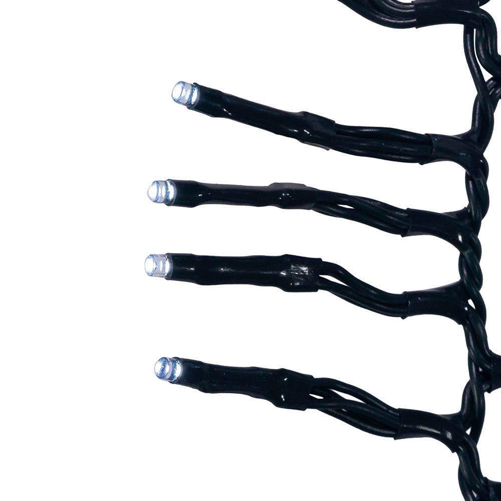 Kurt Adler CUL 1000-Light 33-Foot Cluster Light Set with Cool White 3MM LED Bulbs