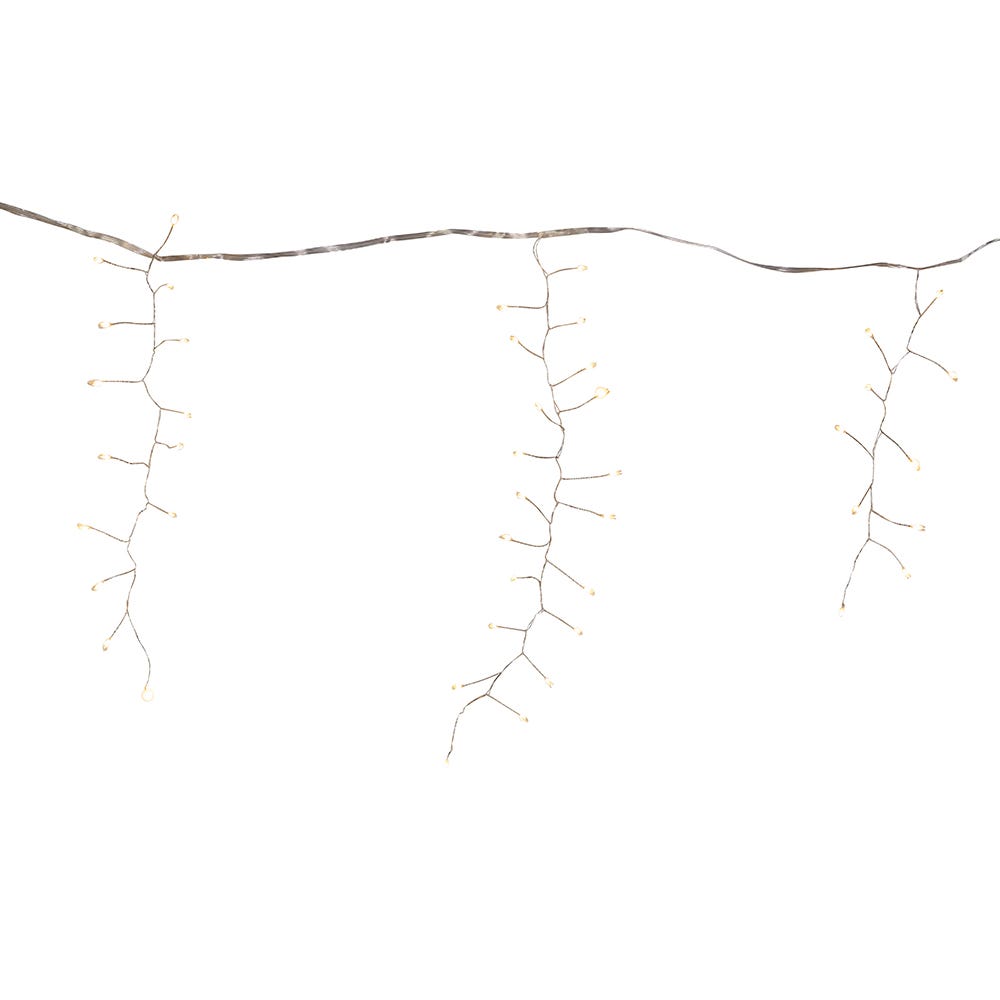 Kurt Adler 294-Light 20 Drop Dual Color LED Icicle Set