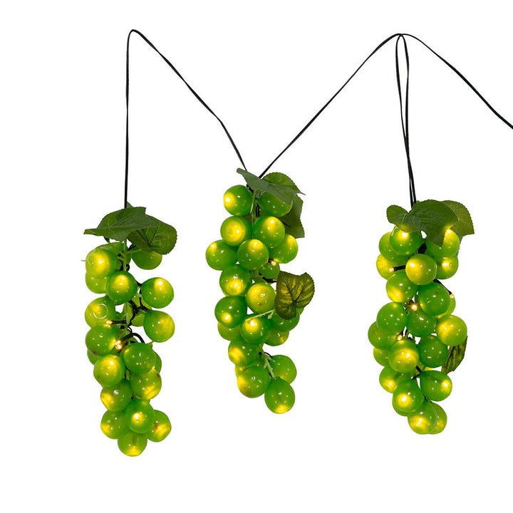 Kurt Adler 75-Light LED Large Green Grape Light Set