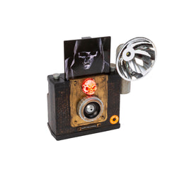 9.5-in Battery Operated Lighted Animated Halloween Camera with Sound and motion sensor