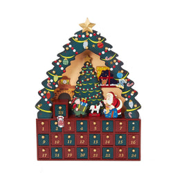 Kurt Adler 16-Inch Christmas Tree 24-Piece Advent Calendar