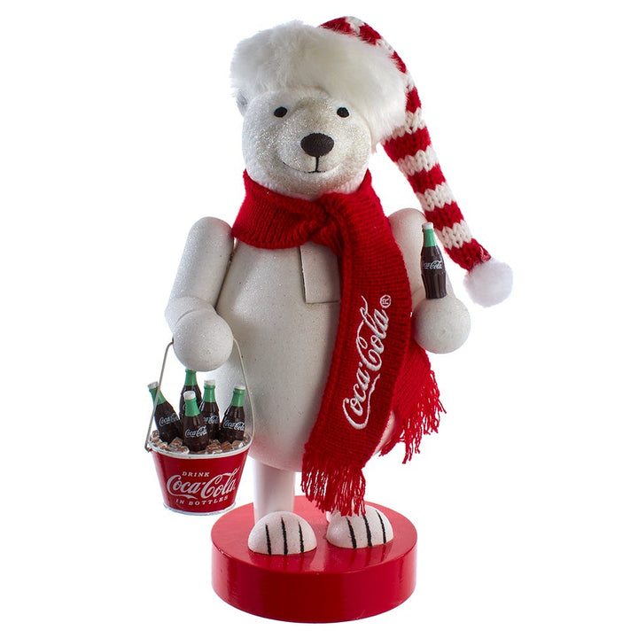 Kurt Adler 14-Inch Coca-Cola® Polar Bear Nutcracker