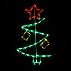 LED SMALL ZIG ZAG CHRISTMAS TREE #LED-CT23
