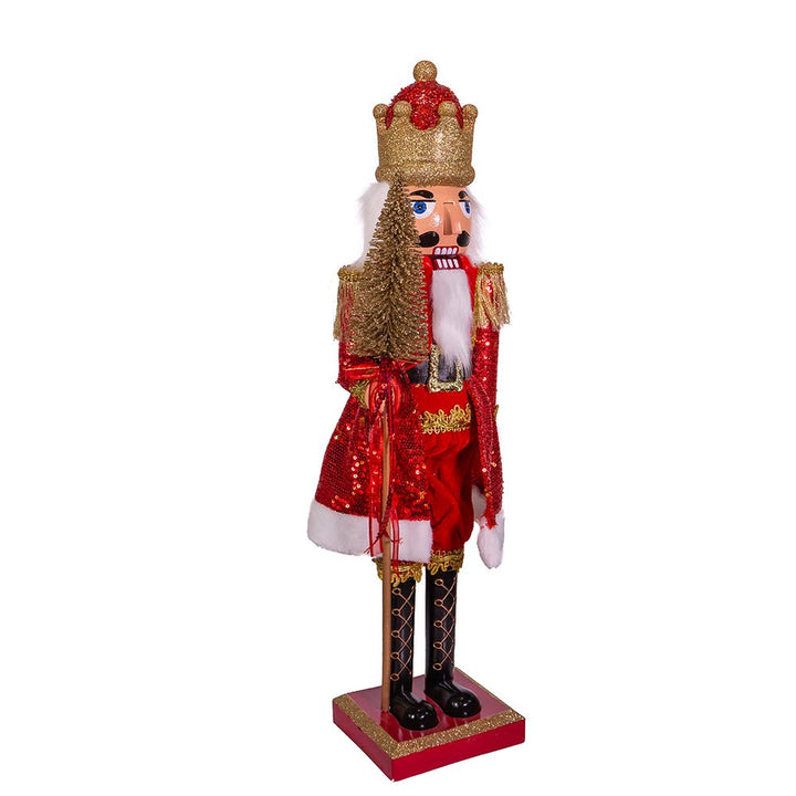 Kurt Adler 24-Inch Plastic Red and Gold King Nutcracker