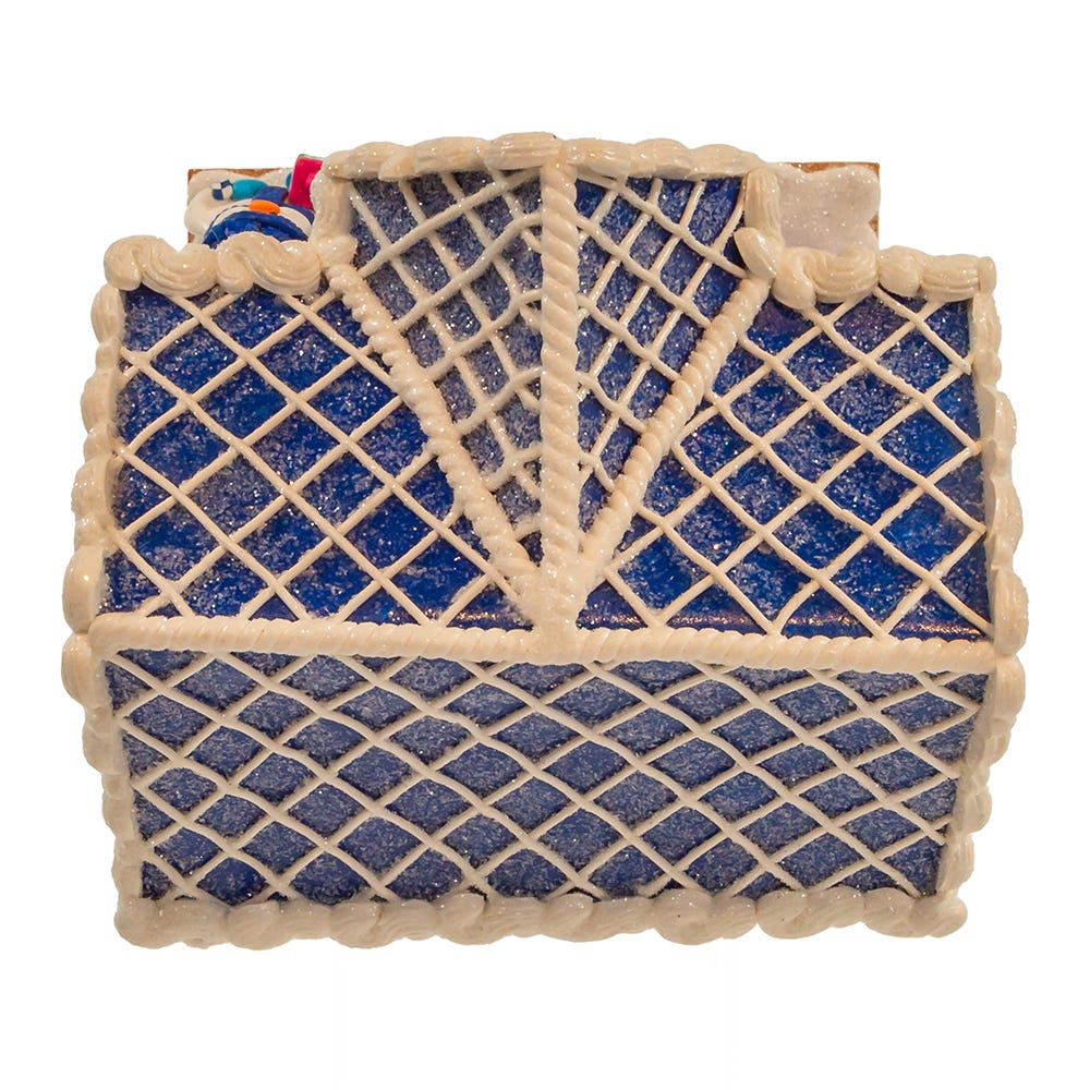 Kurt Adler 7-Inch Battery-Operated Hanukkah LED House Table Piece