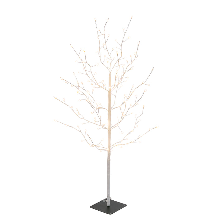 4 Foot Tall Pre Lit Tree, 150 Warm White Micro LEDs