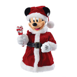 Kurt Adler 10-Inch Mickey Mouse Treetop/Tablepiece with Bendable Arms