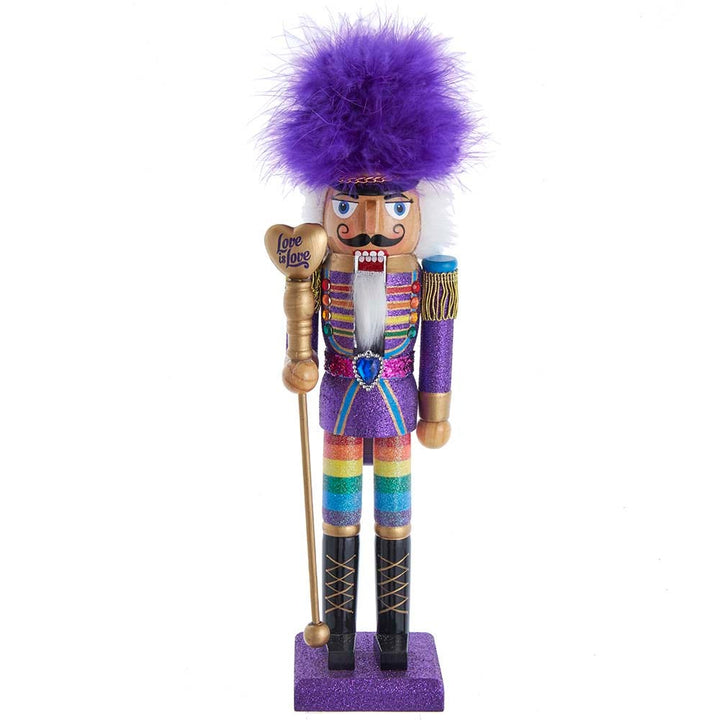 Kurt Adler 15-Inch Wooden Gay Pride Nutcracker