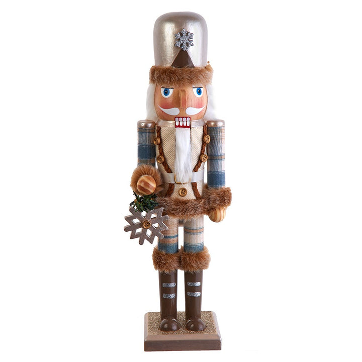 Kurt Adler 15-Inch Wooden Rustic Glamour Nutcracker