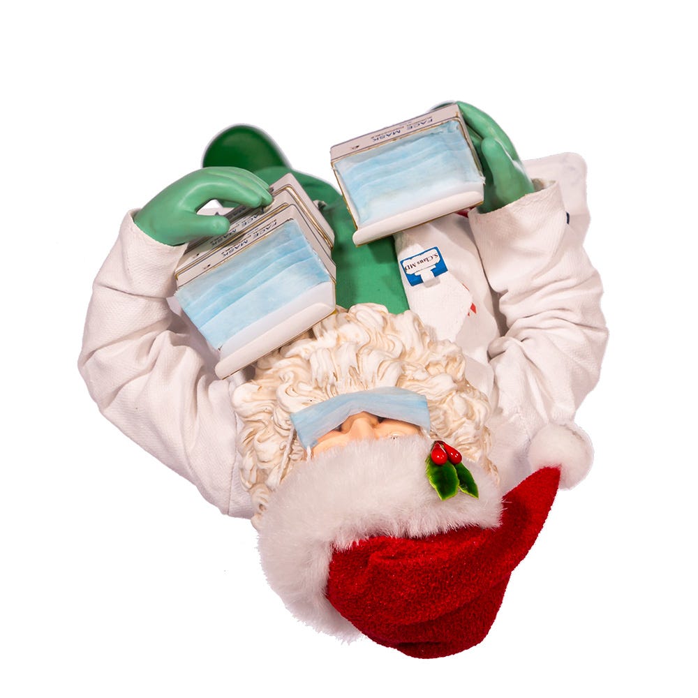 Kurt Adler 10.5-Inch Fabriche Santa Doctor