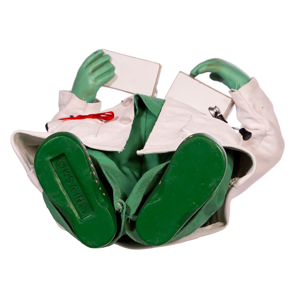 Kurt Adler 10.5-Inch Fabriche Santa Doctor