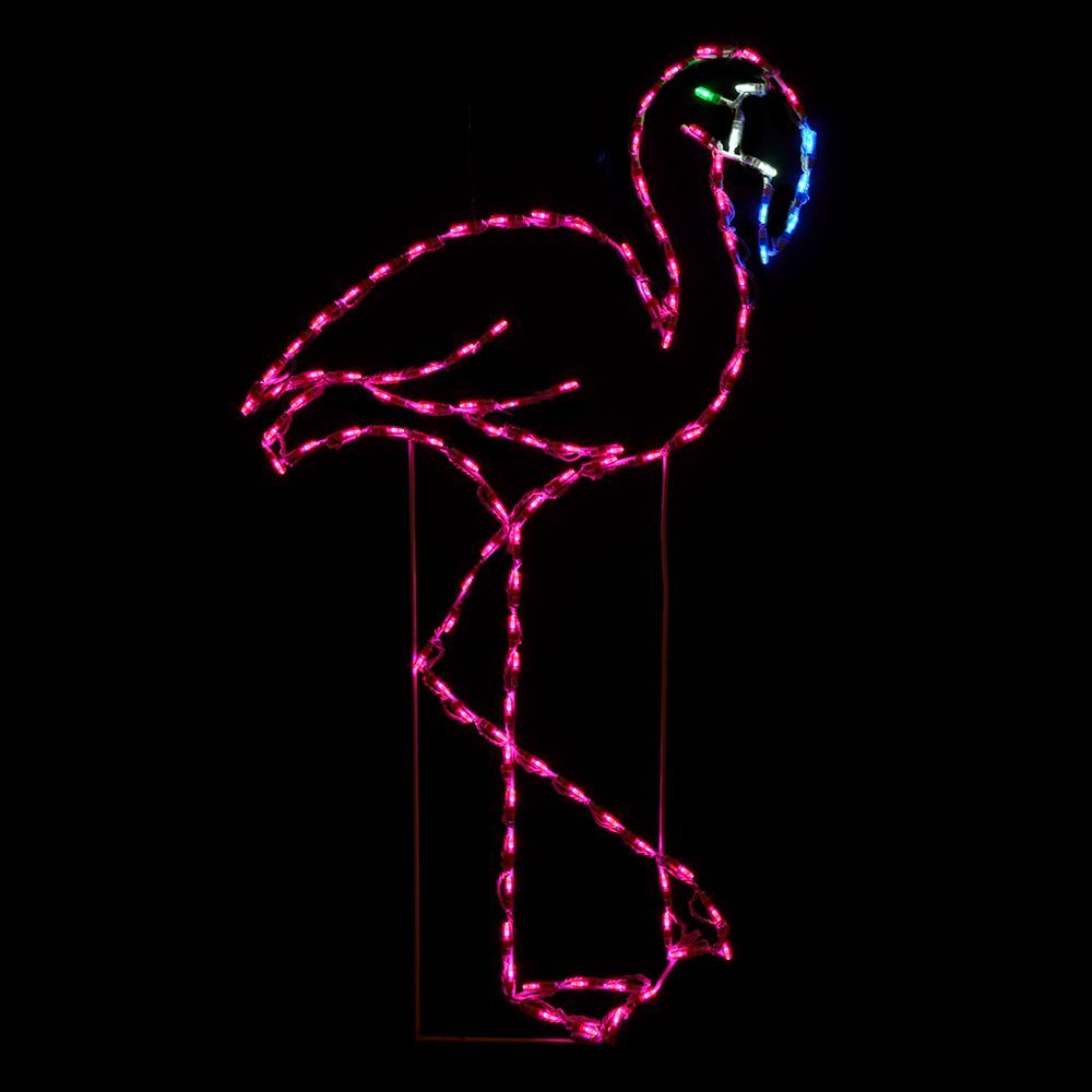 FLAMINGO - RIGHT FACING #LED-FL48R