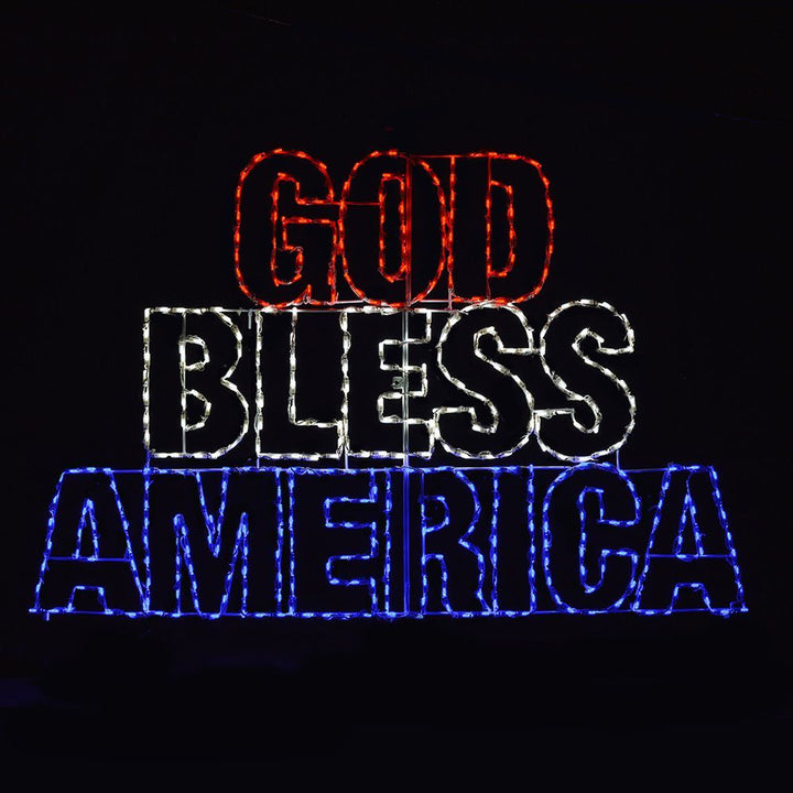 GOD BLESS AMERICA #LED-GBA