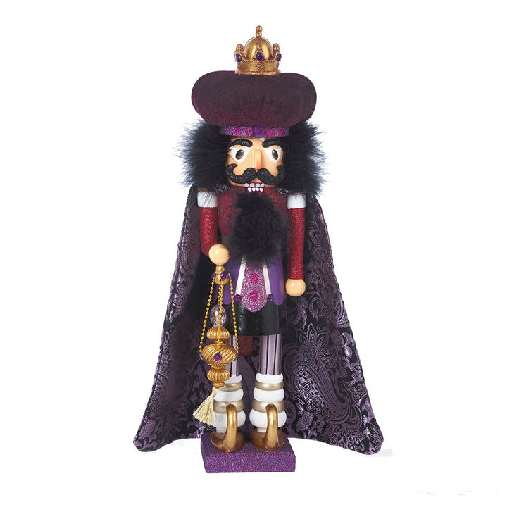 Kurt Adler 18-Inch Hollywood Purple King Nutcracker