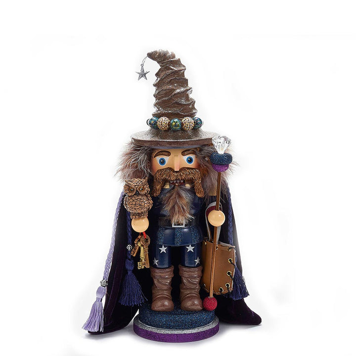 Kurt Adler 15-Inch Hollywood Wizard Nutcracker with Owl