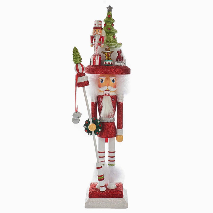 Kurt Adler 18-Inch Hollywood Christmas Tree Hat Nutcracker