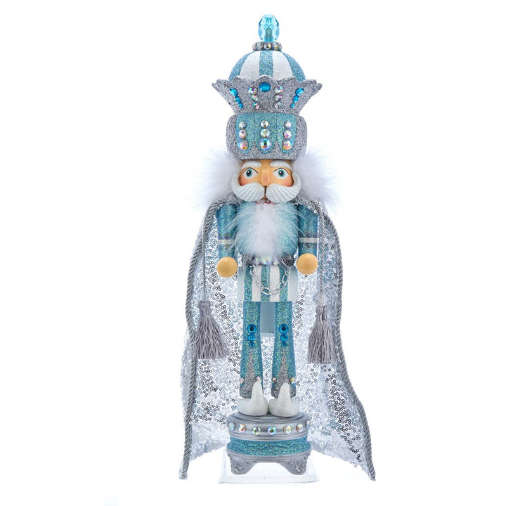 Kurt Adler 18.5-Inch Hollywood™ Blue and Silver King Nutcracker