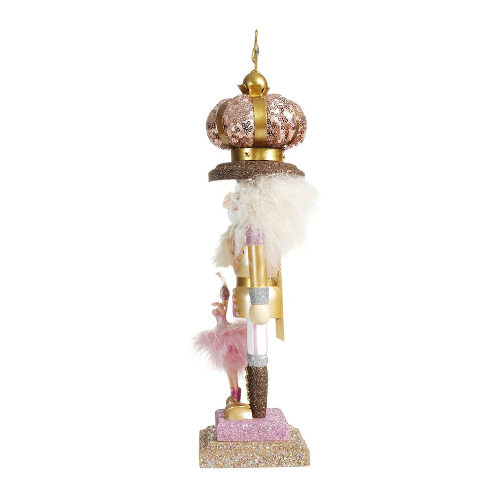 Kurt Adler 14-Inch Hollywood™ Ballet and Crown Nutcracker