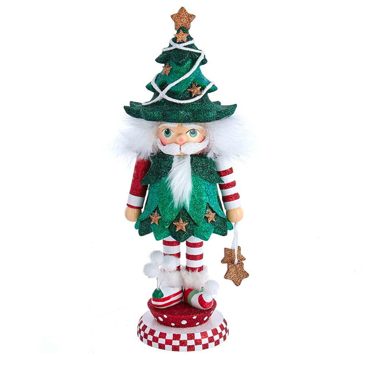 Kurt Adler 12.5-Inch Hollywood Jolly Tree Christmas Hat Nutcracker