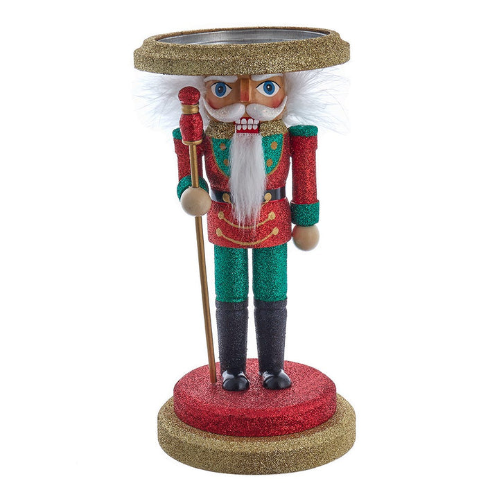 Kurt Adler 10-Inch Hollywood Soldier Nutcracker Candleholder