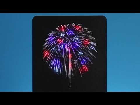 LEMAX Red, White & Blue Fireworks, Battery Operated (4.5V) #84369