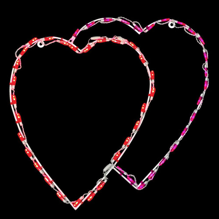 LED DOUBLE HEART #LED-HRD40