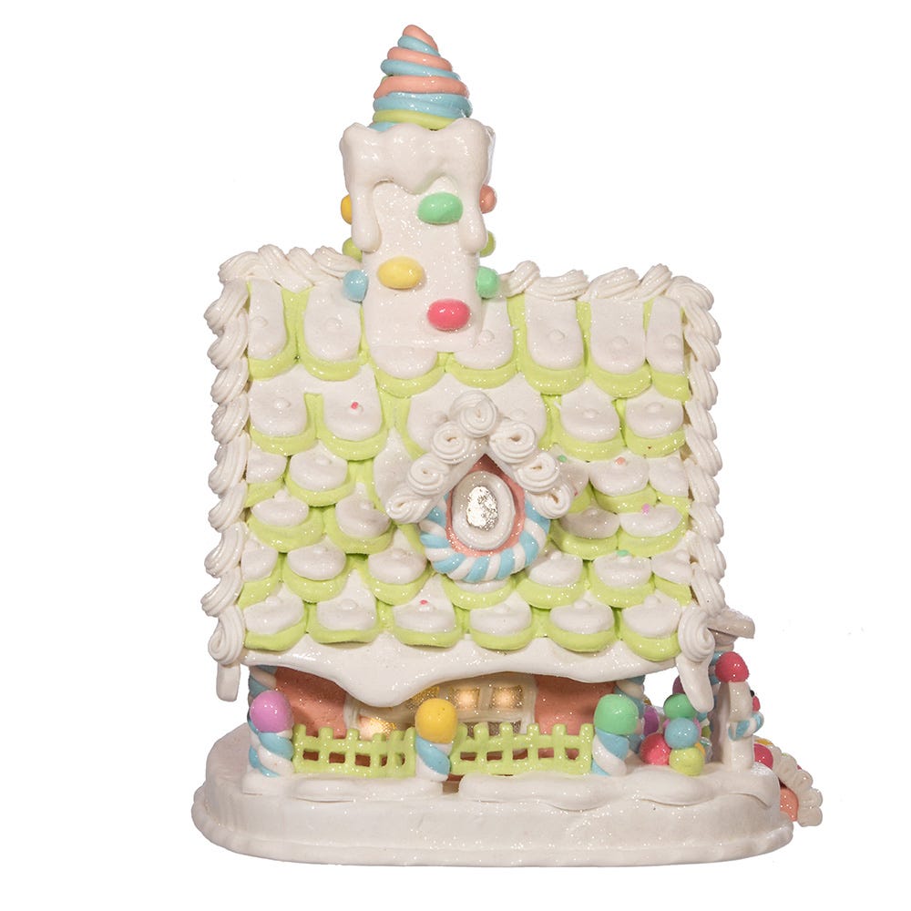 Pastel on sale gingerbread light up house