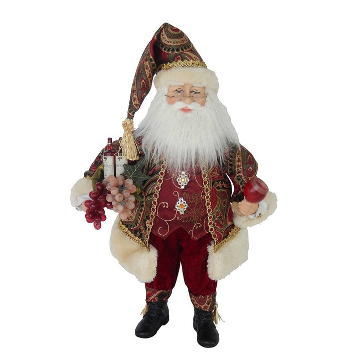 Kurt Adler 18-Inch Kringle Klaus Wine Santa