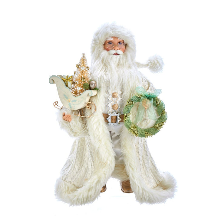 Kurt Adler 18-Inch Kringle Klaus Winter White Santa