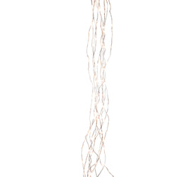 6 Foot Long warm White micro LED Light String, Remote Function