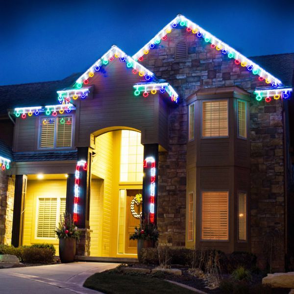 LED ORNAMENT ROD FREESTYLE LINKABLE (MULTI)  - Set of 12- #LED-OR44MU