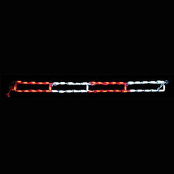 LED PEPPERMINT STICK (RED/WHITE) -Set of 12-  #LED-PS44