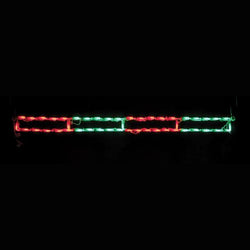 LED PEPPERMINT STICK (RED/GREEN)- Set of 12- #LED-PS44RG