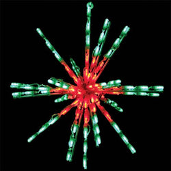 LED 24" STARBURST (RED/GREEN) #LED-SB24RG *Set of 3*