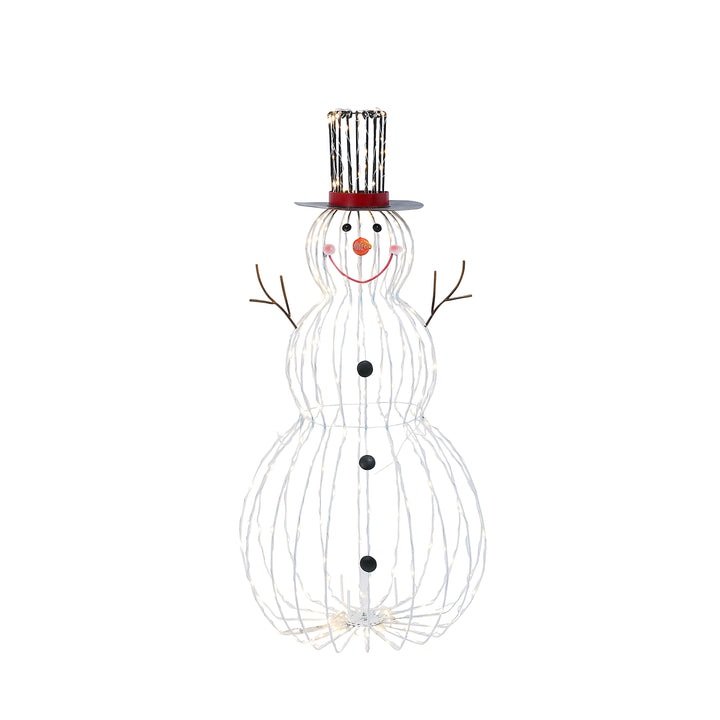 Jolly Wire LED  Snowman, Christmas Holiday Outdoor Yard Decor