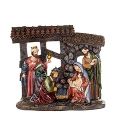 Kurt Adler 10-Inch Resin Nativity Scene Table Piece
